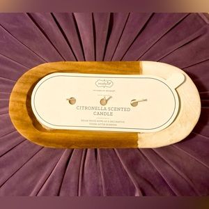 Mud Pie citronella candle